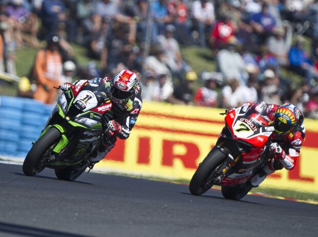 Jonathan Rea, Chaz Davies Jonathan Rea, Chaz Davies
