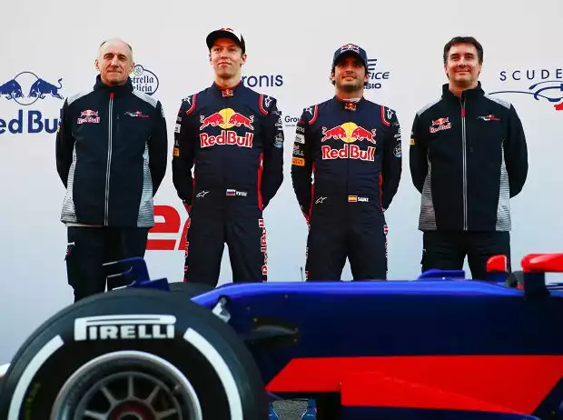 Franz Tost, Daniil Kwjat, Carlos Sainz, James Key Titel-Bild zur News: Franz Tost, Daniil Kwjat, Carlos Sainz, James Key