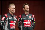 Kevin Magnussen (Haas) und Romain Grosjean (Haas) 