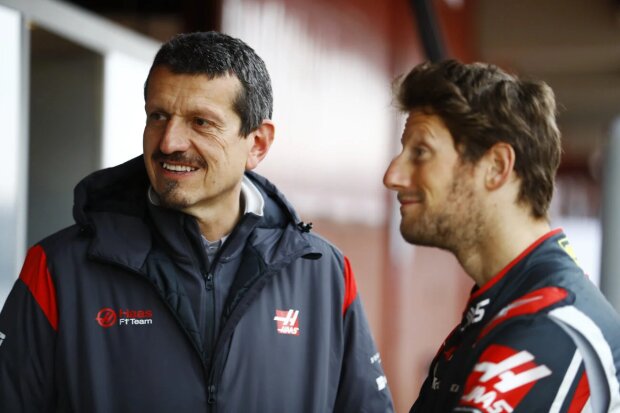 Romain Grosjean ~Günther Steiner und Romain Grosjean (Haas) ~ Romain Grosjean ~Günther Steiner und Romain Grosjean (Haas) ~