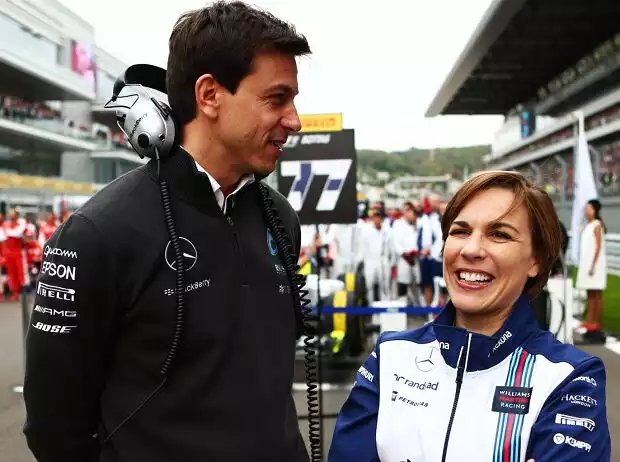 Toto Wolff, Claire Williams Titel-Bild zur News: Toto Wolff, Claire Williams