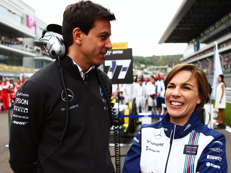 Toto Wolff, Claire Williams