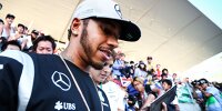Bild zum Inhalt: Lewis Hamilton: Schwieriges Testdebüt gut für Lance Stroll