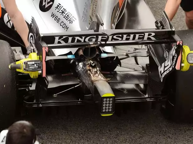 Force India, Auspuff Titel-Bild zur News: Force India, Auspuff