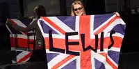 Lewis Hamilton Flagge, Union Jack, Fan, Zuschauer