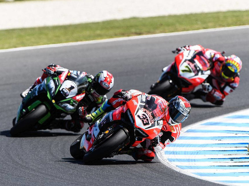 Marco Melandri, Chaz Davies, Jonathan Rea