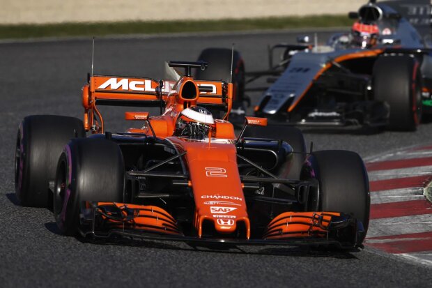 Stoffel Vandoorne Esteban Ocon Force India Sahara Force India F1 Team F1McLaren McLaren Honda F1 ~Stoffel Vandoorne (McLaren) und Esteban Ocon (Force India) ~ 