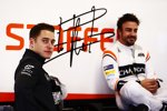 Stoffel Vandoorne (McLaren) und Fernando Alonso (McLaren) 