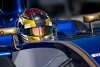 Bild zum Inhalt: Pascal Wehrlein: Mercedes-Stern auf dem Helm überklebt