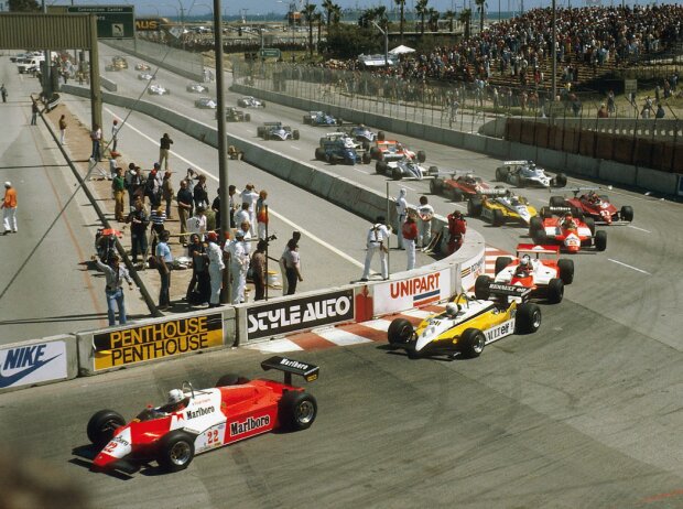 Titel-Bild zur News: Rene Arnoux, Niki Lauda