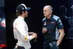 Carlos Sainz (Toro Rosso) und Franz Tost 