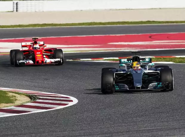Lewis Hamilton, Sebastian Vettel Titel-Bild zur News: Lewis Hamilton, Sebastian Vettel