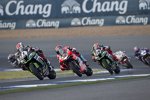 Jonathan Rea vor Marco Melandri und Tom Sykes 