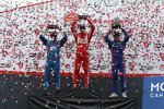 Sebastien Bourdais (Coyne) , Simon Pagenaud (Penske) und  Scott Dixon (Ganassi) 