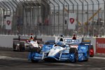 Simon Pagenaud (Penske), Marco Andretti (Andretti) und Sebastien Bourdais (Coyne) 