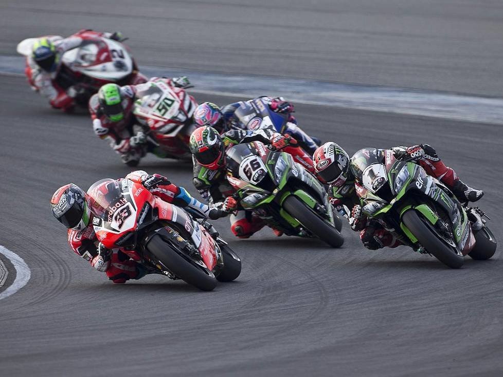 Tom Sykes, Jonathan Rea, Marco Melandri