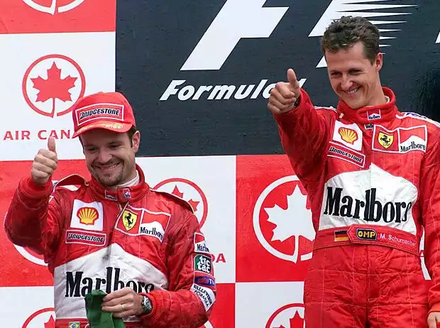 Michael Schumacher, Rubens Barrichello Titel-Bild zur News: Michael Schumacher, Rubens Barrichello