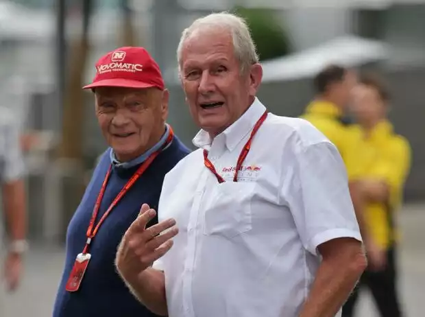 Niki Lauda, Helmut Marko Titel-Bild zur News: Niki Lauda, Helmut Marko