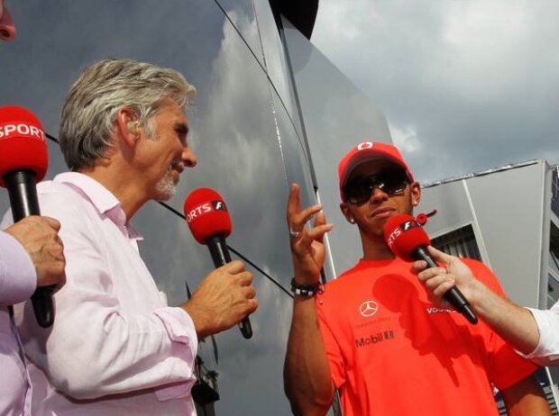 Titel-Bild zur News: Lewis Hamilton, Damon Hill