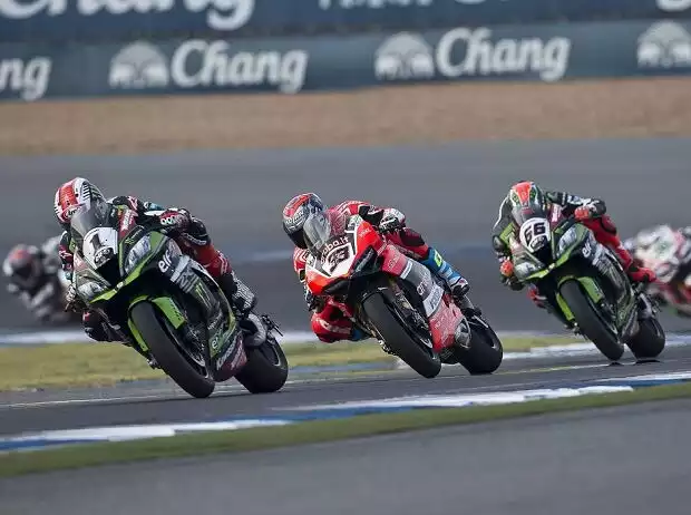 Tom Sykes, Jonathan Rea, Marco Melandri Titel-Bild zur News: Tom Sykes, Jonathan Rea, Marco Melandri