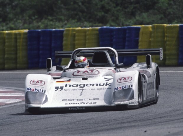 Titel-Bild zur News: Tom Kristensen, Michele Alboreto und Stefan Johansson (Joest-TWR-Porsche)