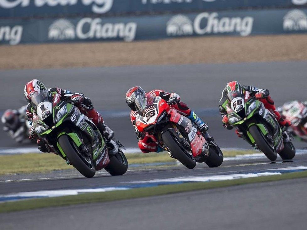 Tom Sykes, Jonathan Rea, Marco Melandri
