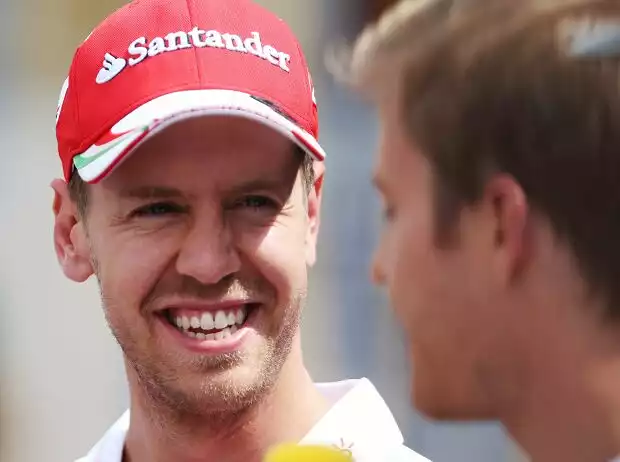 Titel-Bild zur News: Sebastian Vettel, Nico Rosberg