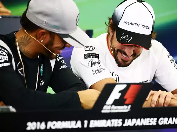 Lewis Hamilton, Fernando Alonso Titel-Bild zur News: Lewis Hamilton, Fernando Alonso