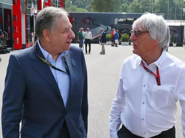Titel-Bild zur News: Jean Todt, Bernie Ecclestone