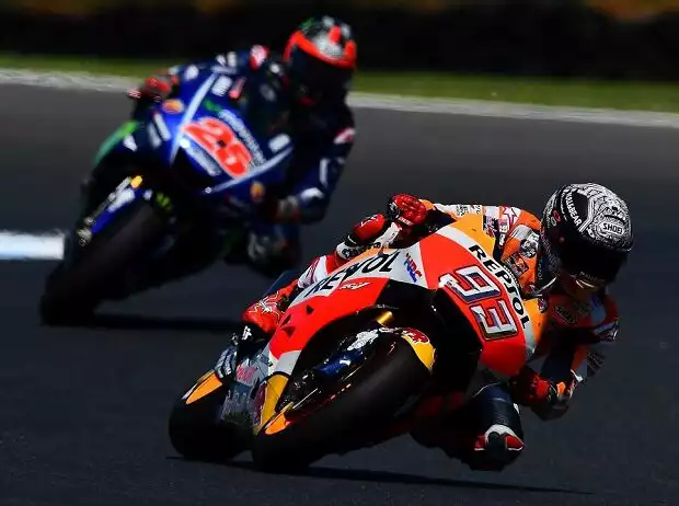 Titel-Bild zur News: Marc Marquez, Maverick Vinales