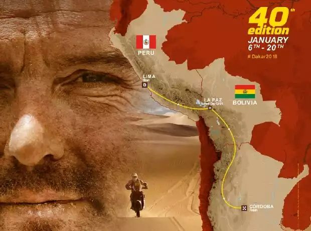 Rallye Dakar 2018, Route Titel-Bild zur News: Rallye Dakar 2018, Route
