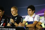 Esteban Ocon (Force India), Valtteri Bottas (Mercedes), Lance Stroll (Williams) und Felipe Massa (Williams) 