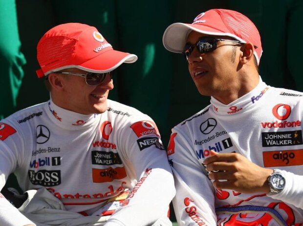 Heikki Kovalainen, Lewis Hamilton