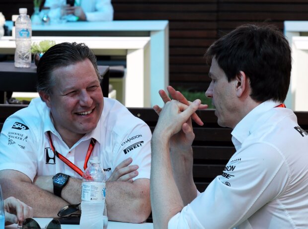 Zak Brown, Toto Wolff Zak Brown, Toto Wolff