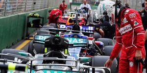 "Hast du mein Auto berührt?": Vettel untersucht Silberpfeil