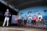 David Coulthard, Stoffel Vandoorne (McLaren), Fernando Alonso (McLaren), Felipe Massa (Williams), Kimi Räikkönen (Ferrari) und Lance Stroll (Williams) 