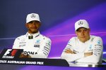 Lewis Hamilton (Mercedes) und Valtteri Bottas (Mercedes) 