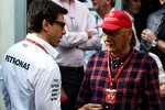 Toto Wolff und Niki Lauda 