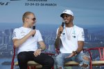 Valtteri Bottas (Mercedes) und Lewis Hamilton (Mercedes) 