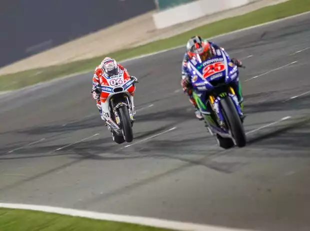 Maverick Vinales, Andrea Dovizioso Titel-Bild zur News: Maverick Vinales, Andrea Dovizioso