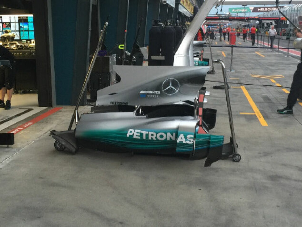 Heckfinne bei Mercedes