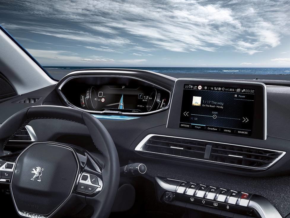 Cockpit des Peugeot 5008 2017