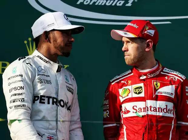 Lewis Hamilton, Sebastian Vettel Titel-Bild zur News: Lewis Hamilton, Sebastian Vettel