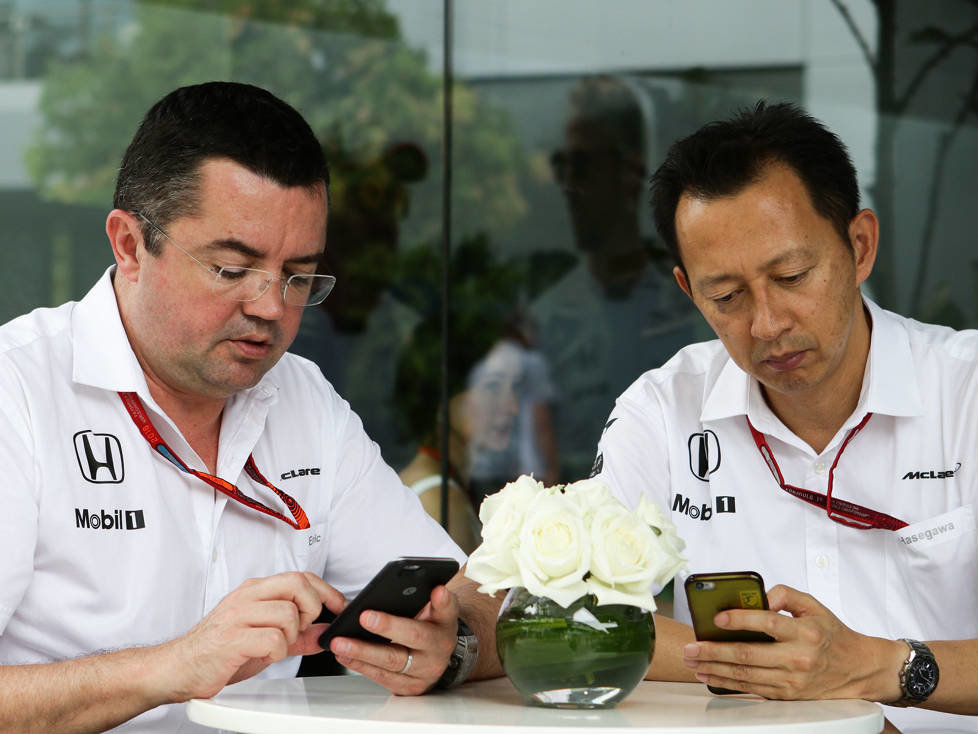 Eric Boullier und Yusuke Hasegawa