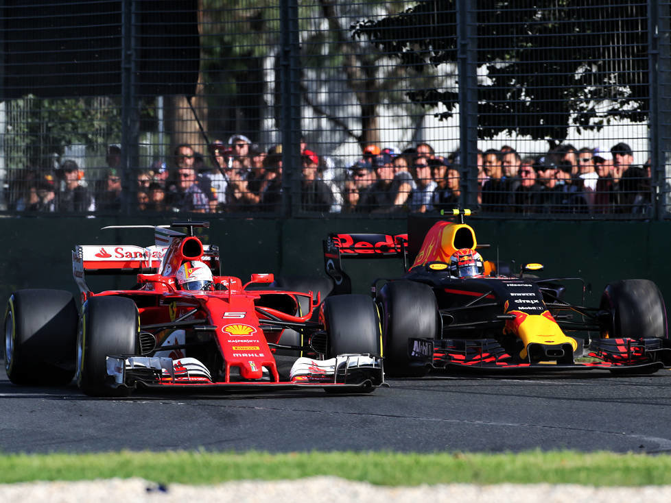Max Verstappen, Sebastian Vettel