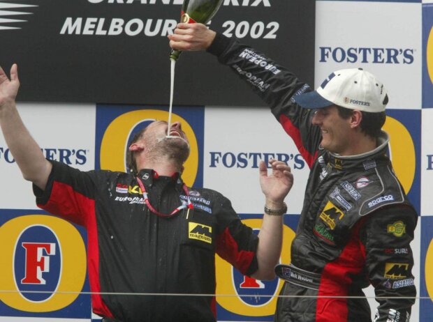 Paul Stoddart, Mark Webber Paul Stoddart, Mark Webber