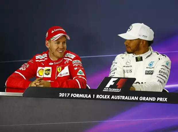 Sebastian Vettel, Lewis Hamilton Titel-Bild zur News: Sebastian Vettel, Lewis Hamilton