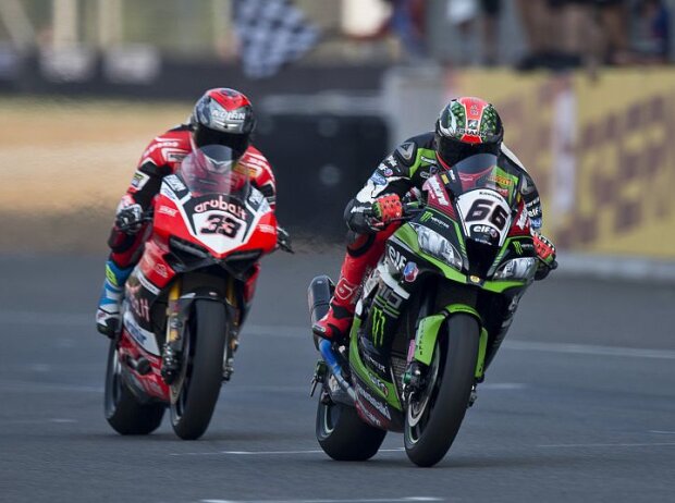 Tom Sykes, Marco Melandri Tom Sykes, Marco Melandri