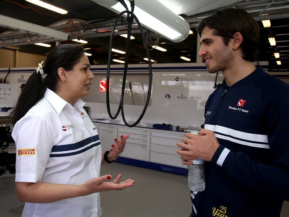 Antonio Giovinazzi, Monisha Kaltenborn