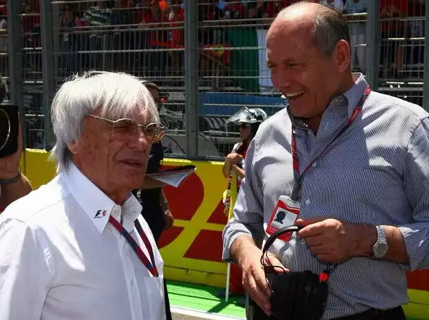Bernie Ecclestone, Ron Dennis Titel-Bild zur News: Bernie Ecclestone, Ron Dennis